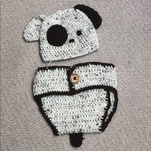 Handmade puppy photo outfit